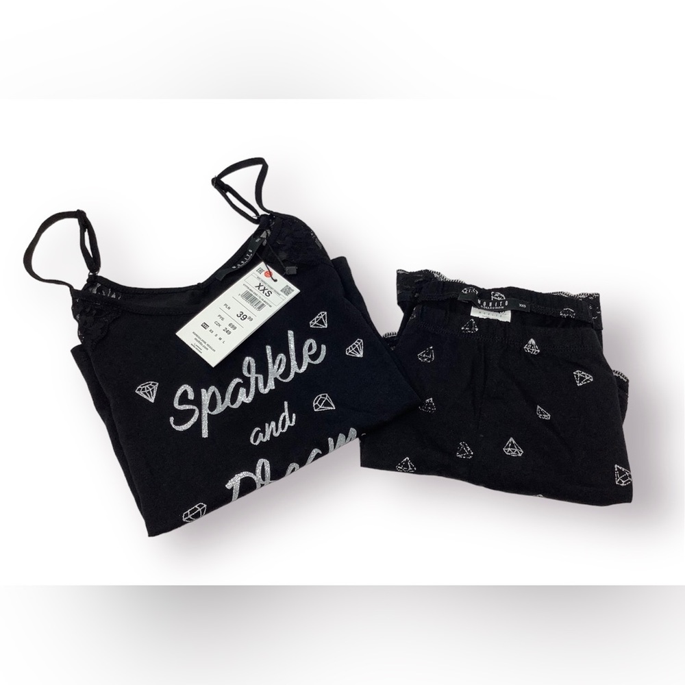 MOHITO Women's 2 Pieces PJ Set - Cami Top & Shorts - Picture 4 of 8
